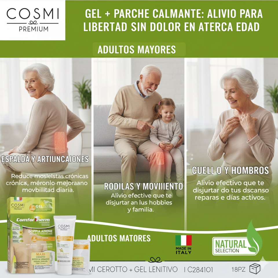 Parche Calmante para Dolores Musculares y Articulares 😍